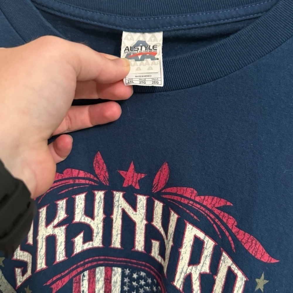 Alstyle Skynyrd Nation 2XL 2018 Patriotic Southern Rock USA Band Tee - Picture 3 of 4
